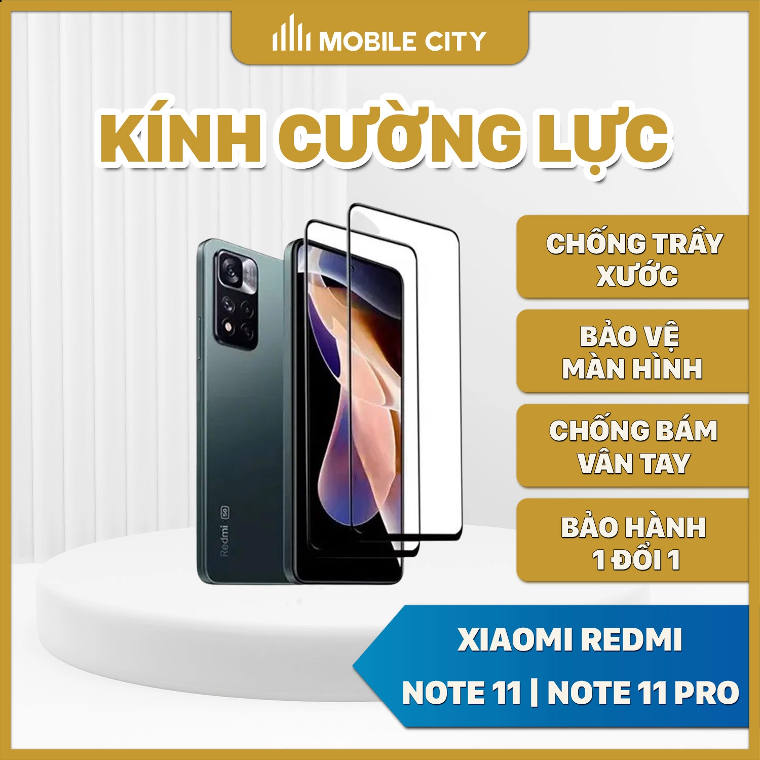 Kính cường lực Xiaomi Redmi Note 11 | Redmi Note 11 Pro