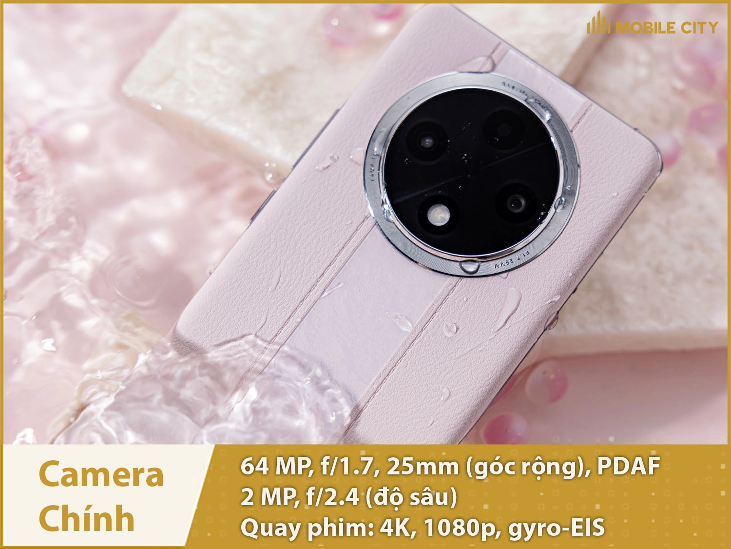 Camera OPPO A3 Pro 64MP: quay phim 4K