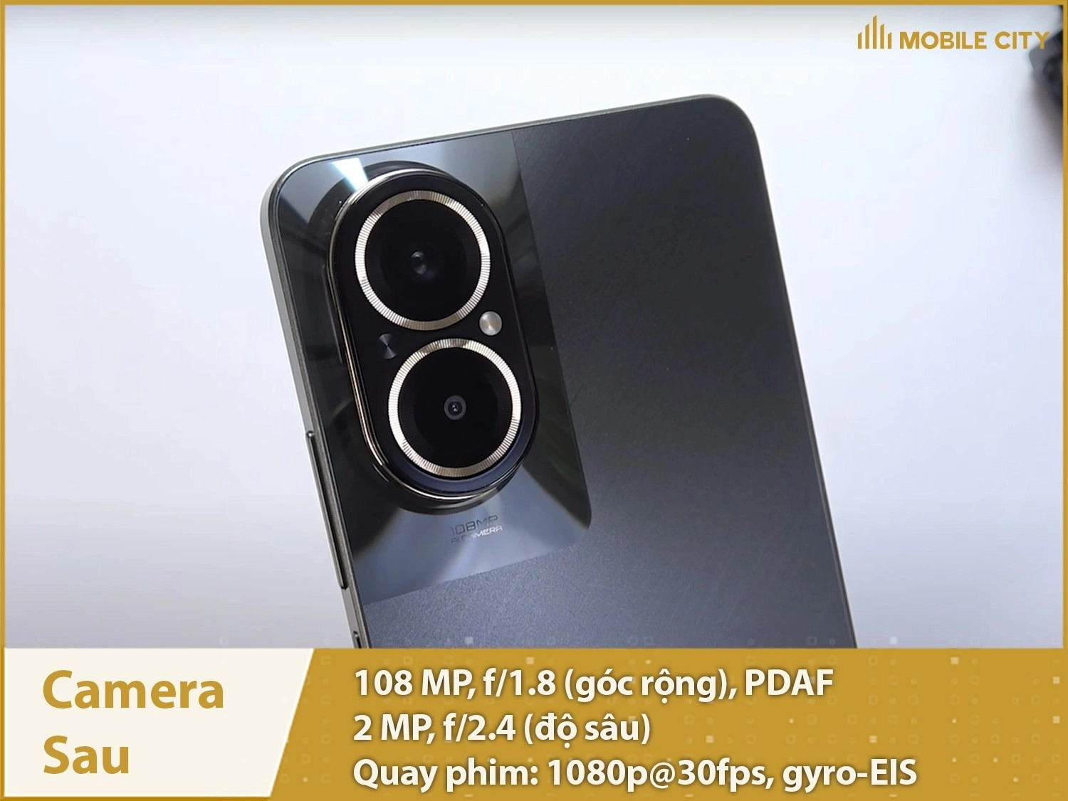 Realme 12 Lite có camera chính 108MP; Quay phim Full HD