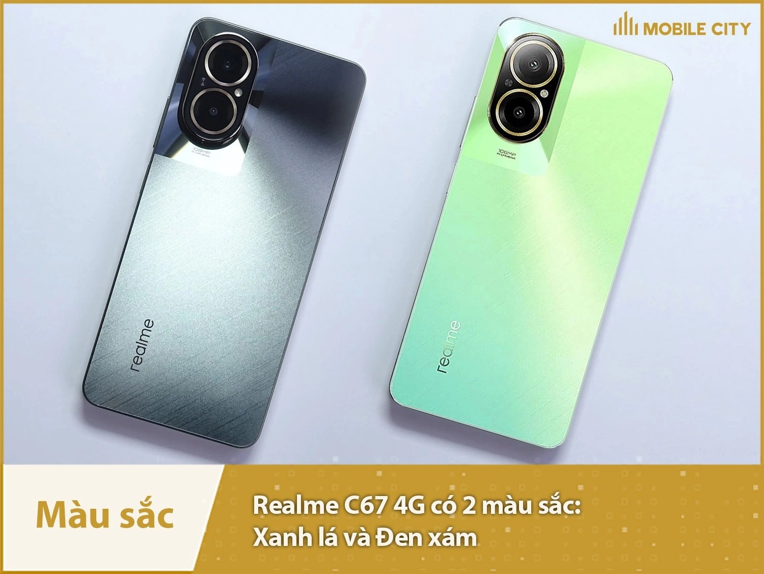 Realme 12 Lite cung cấp 2 màu sắc: Đen và Xanh