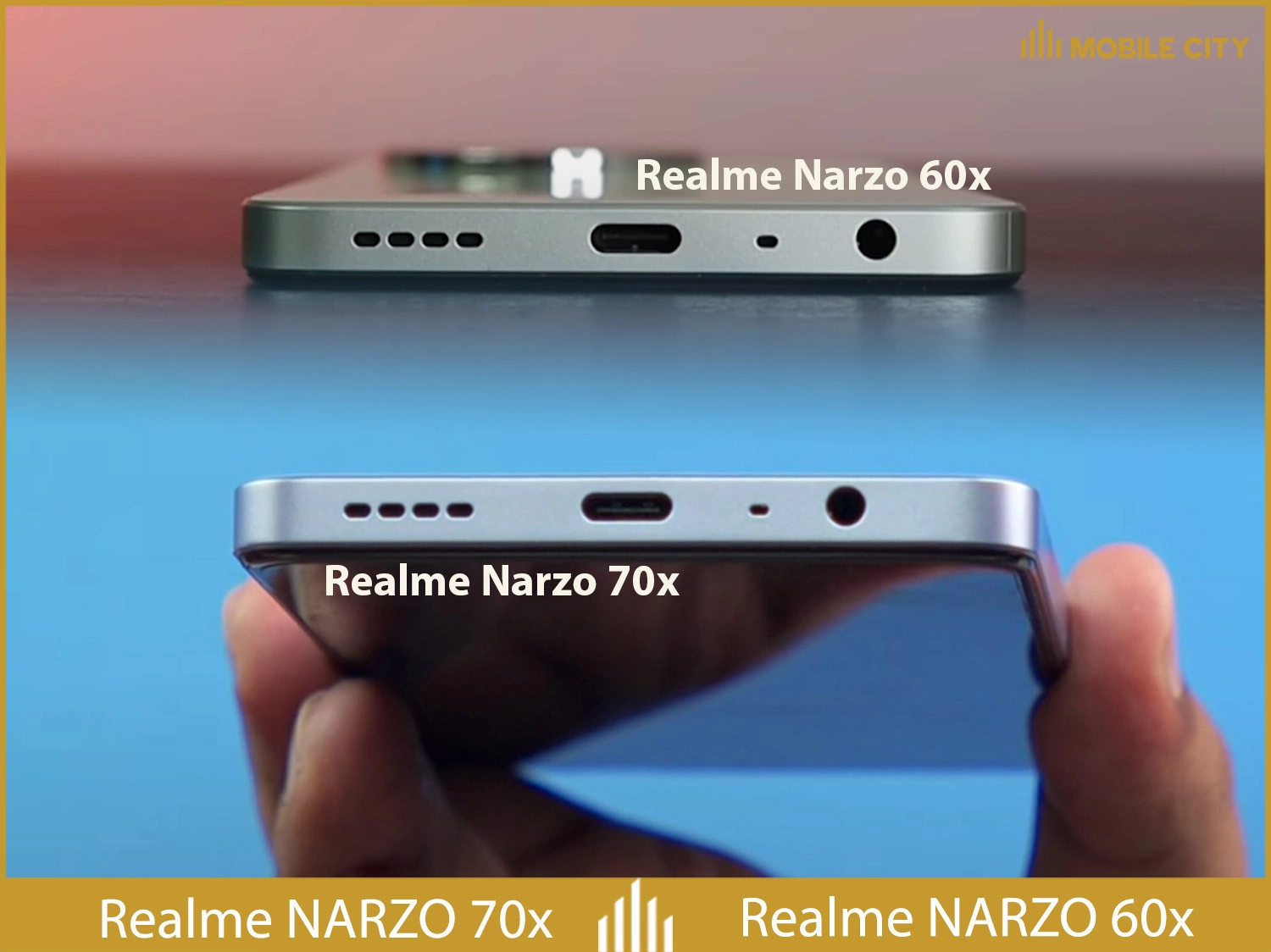 So sánh pin sạc Realme Narzo 70x và Narzo 60x