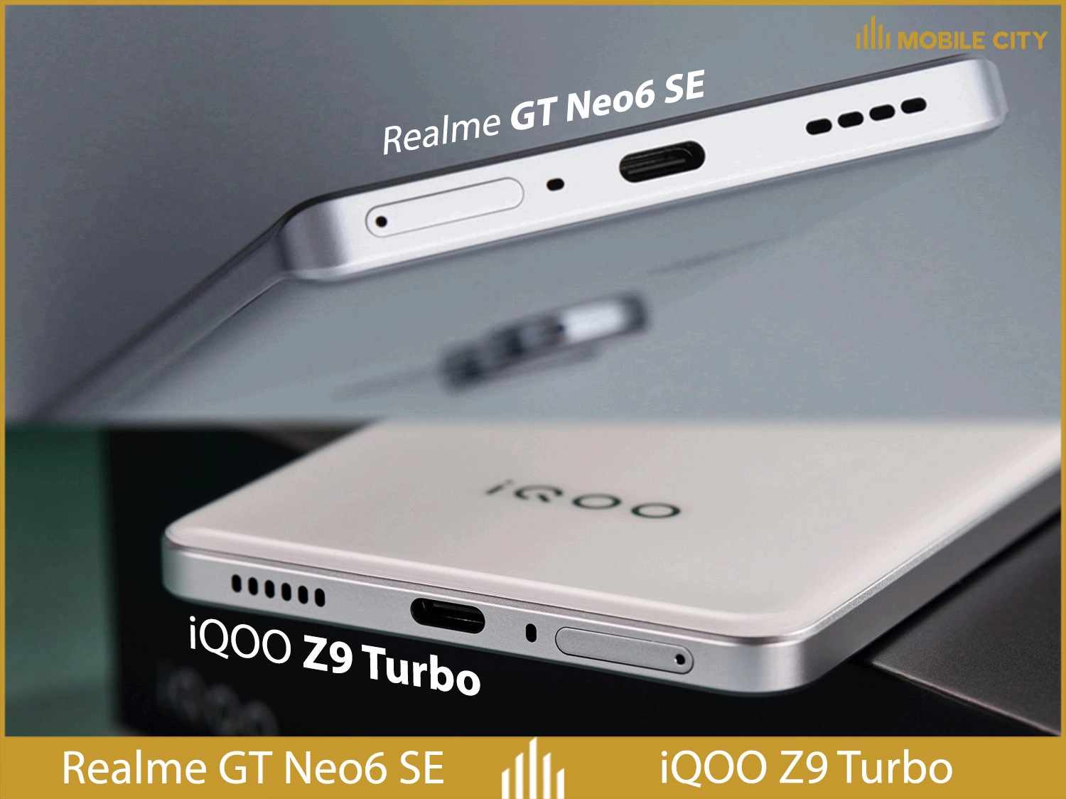 So sánh pin và sạc Vivo iQOO Z9 Turbo và Realme GT Neo 6 SE