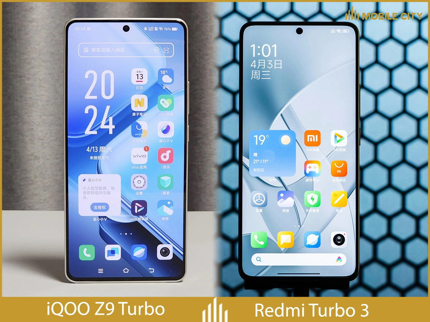 So sánh màn hình Vivo iQOO Z9 Turbo và Redmi Turbo 3