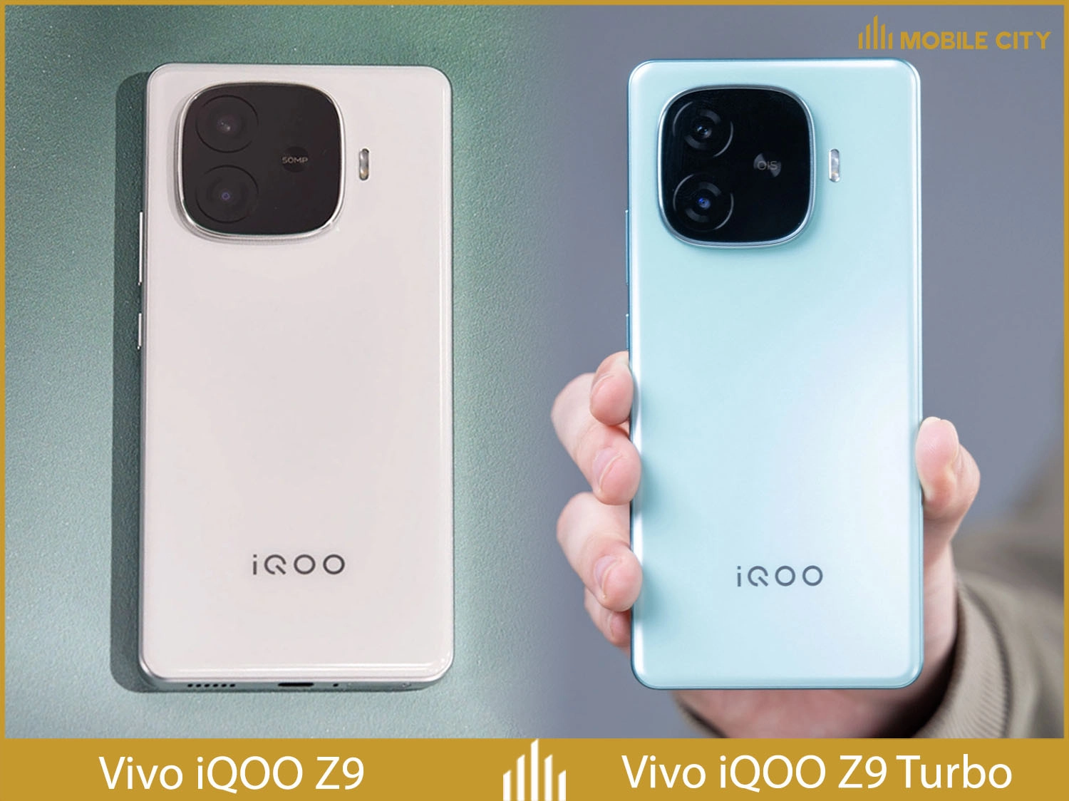 So sánh thiết kế Vivo iQOO Z9 Turbo và Vivo iQOO Z9