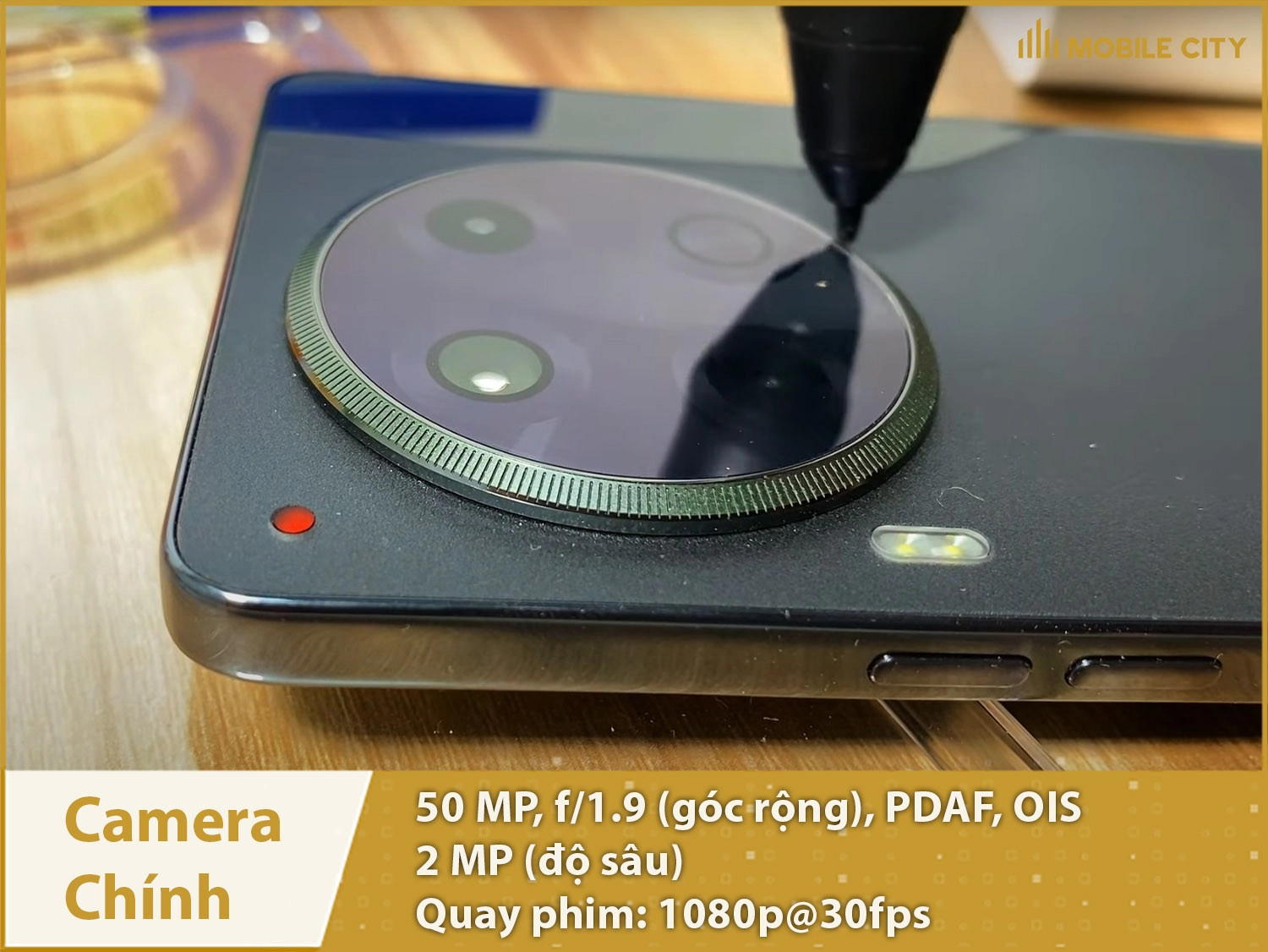 Tecno CAMON 30 có camera chính 50MP; quay phim Full HD