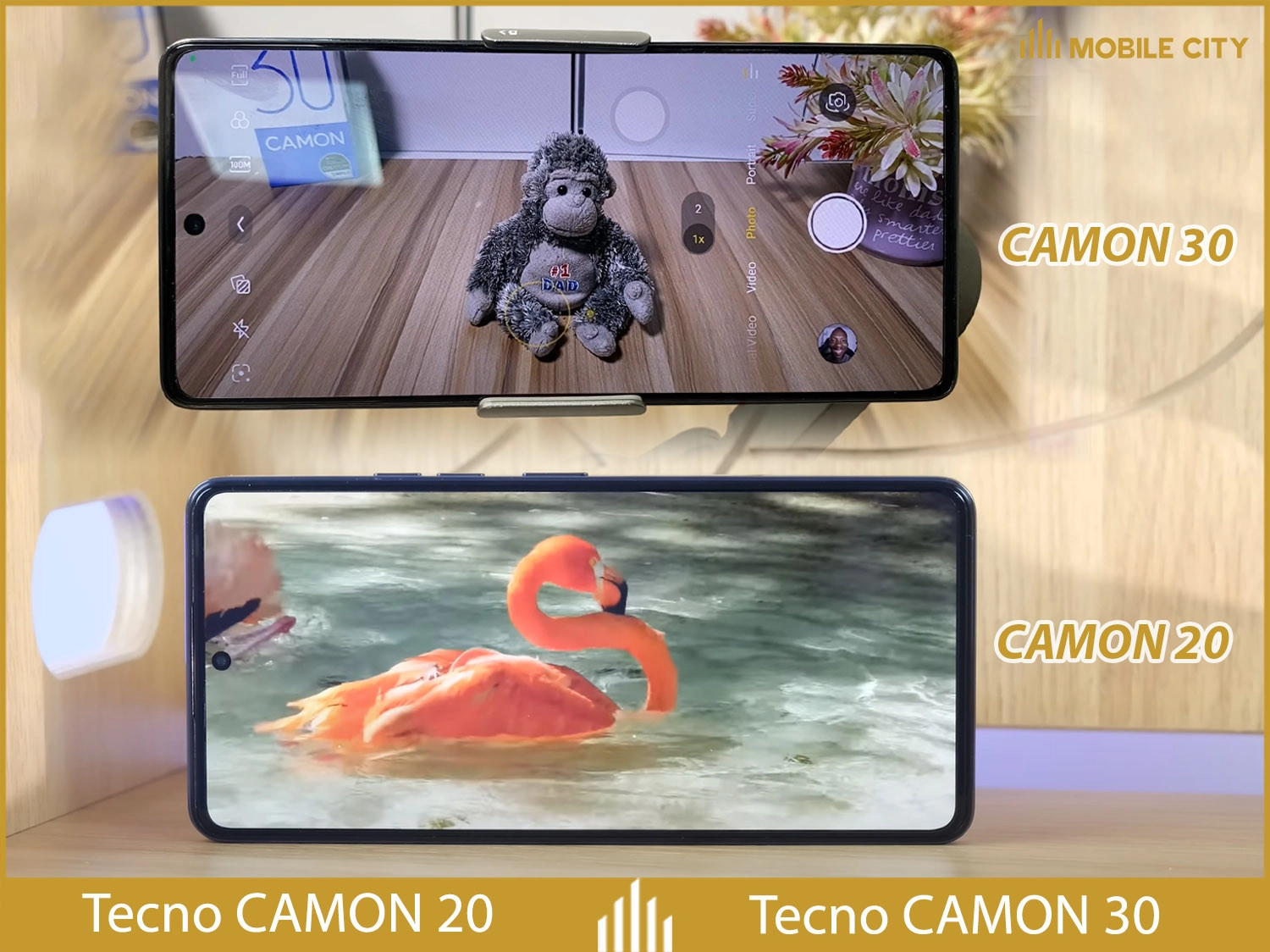 So sánh màn hình Tecno CAMON 30 và CAMON 20