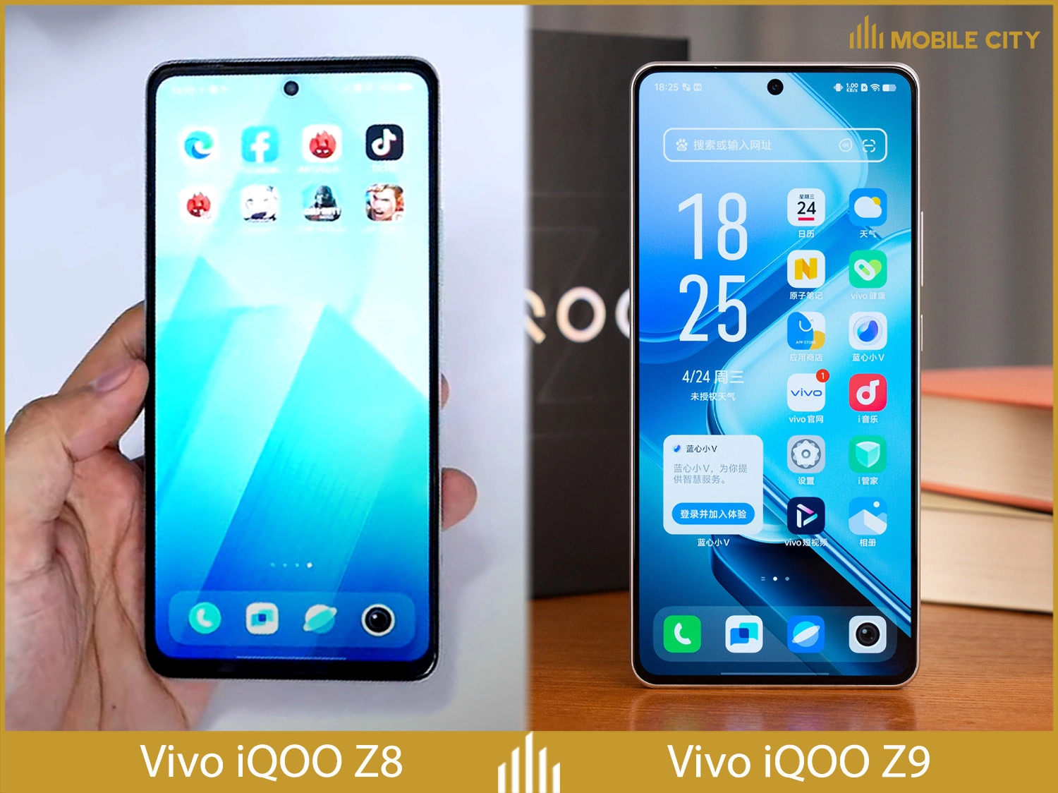 So sánh cảm biến vân tay Vivo iQOO Z9 và iQOO Z8