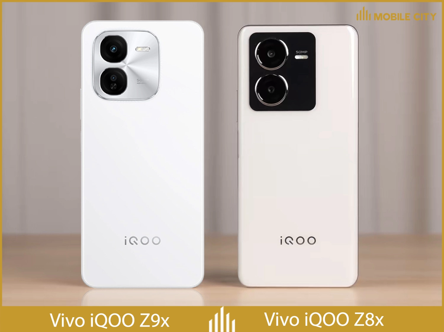 So sánh thiết kế Vivo iQOO Z9x và Vivo iQOO Z8x