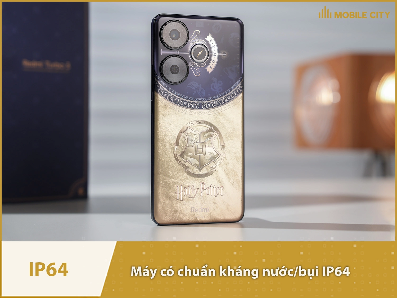 Kháng nước, bụi IP64