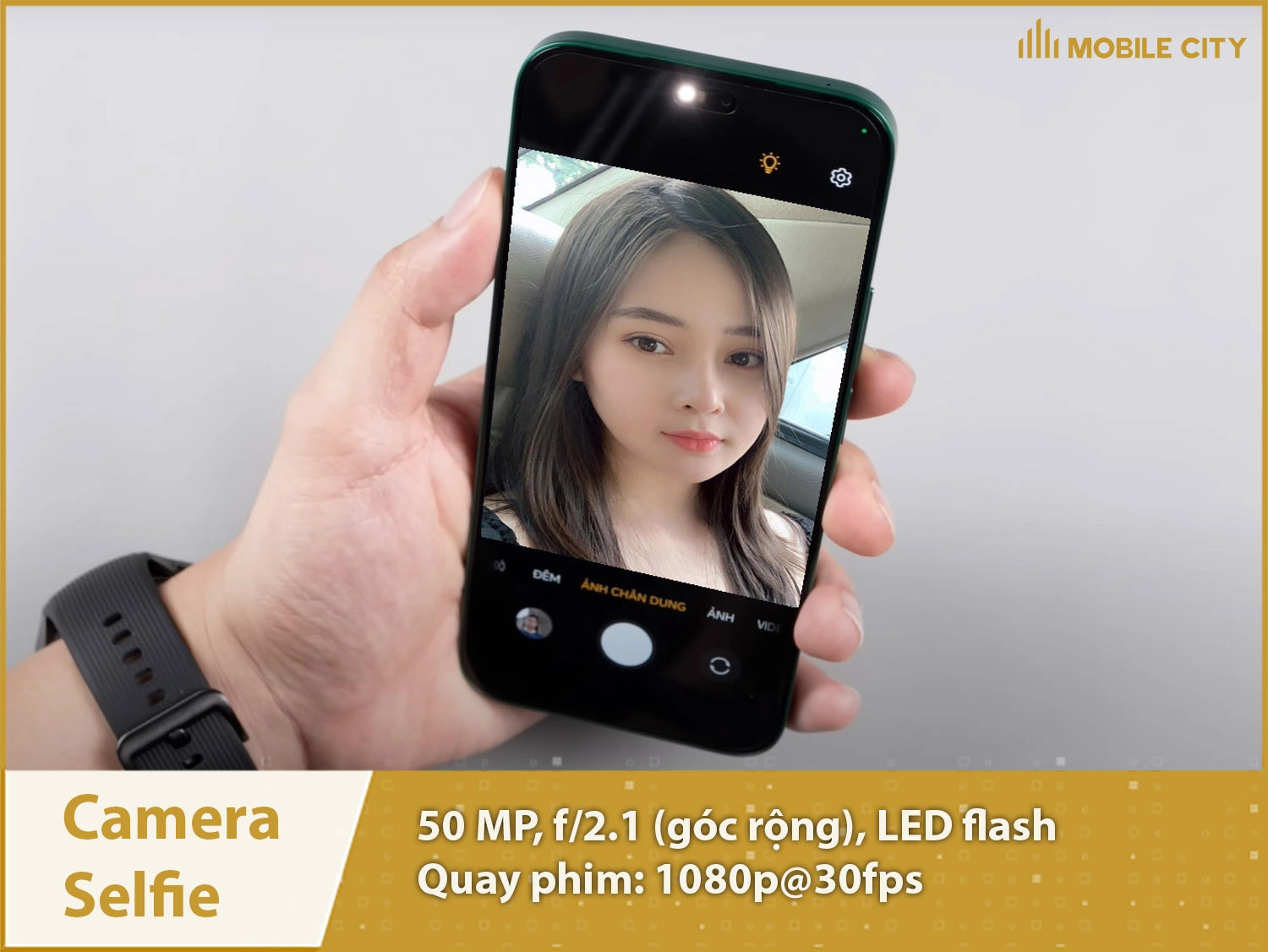 Camera selfie 108MP; quay phim Full HD