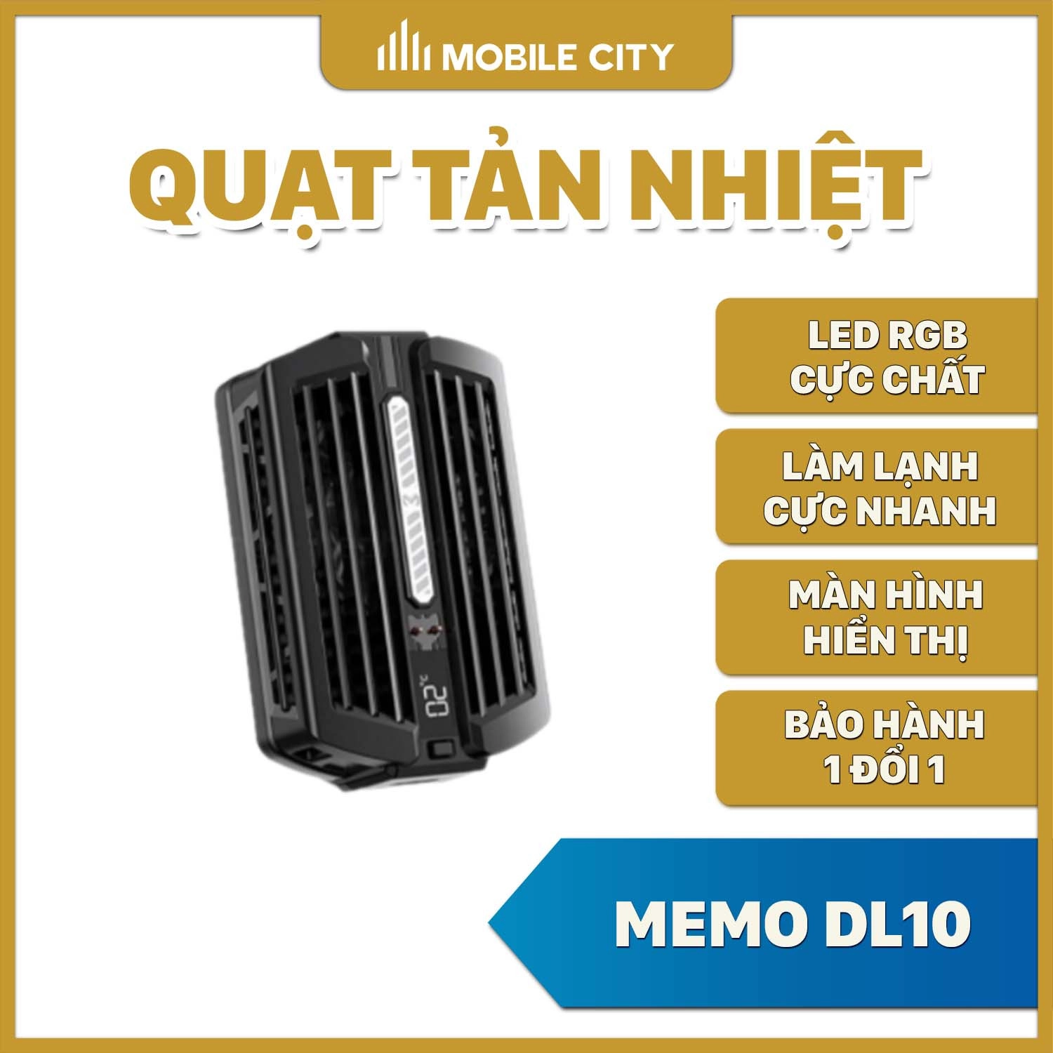 Quạt tản nhiệt điện thoại MEMO DL10