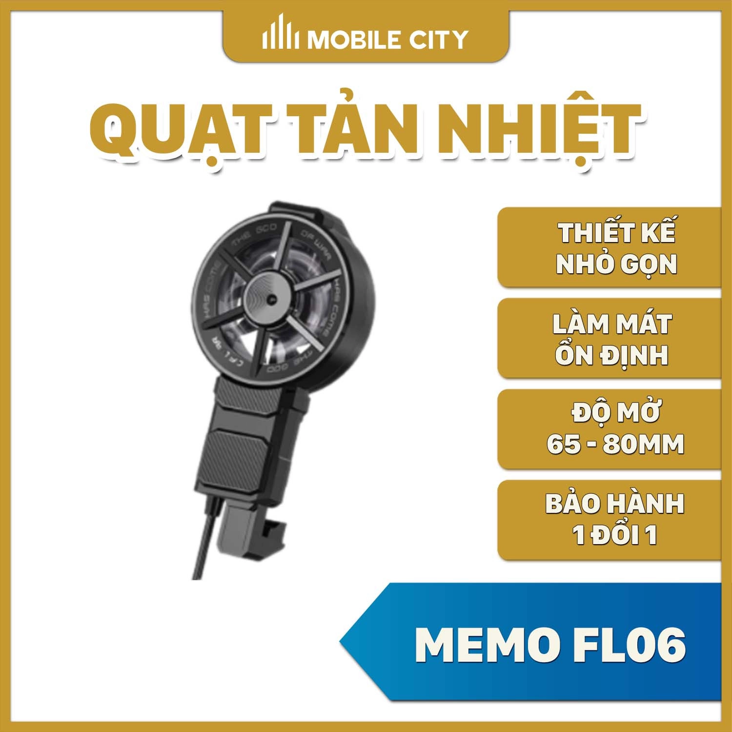 Quạt tản nhiệt điện thoại MEMO FL06