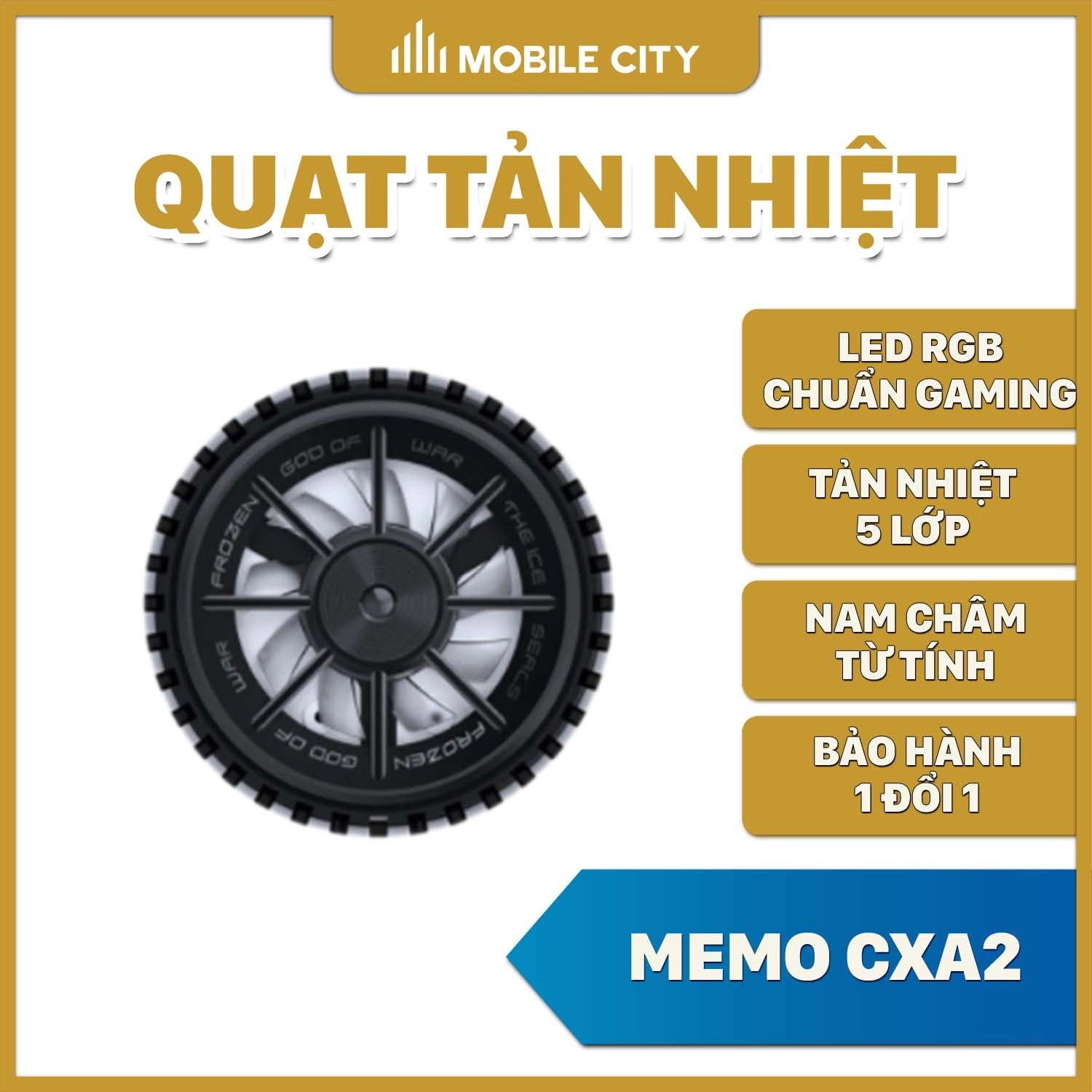 Quạt tản nhiệt điện thoại MEMO CXA2