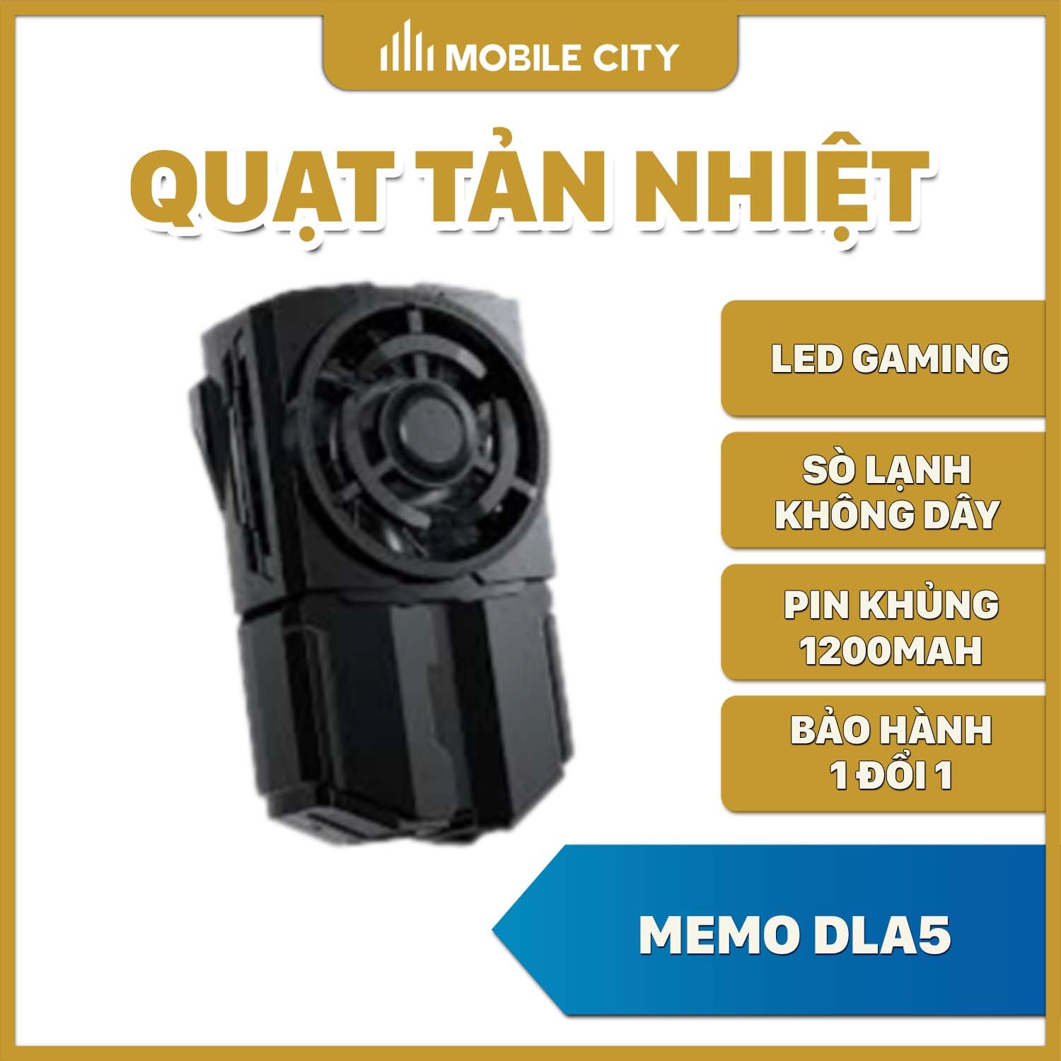 Quạt tản nhiệt điện thoại MEMO DLA5