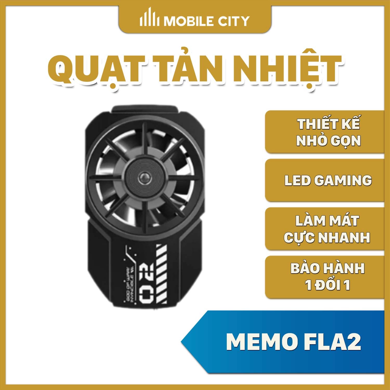 Quạt tản nhiệt MEMO FLA2