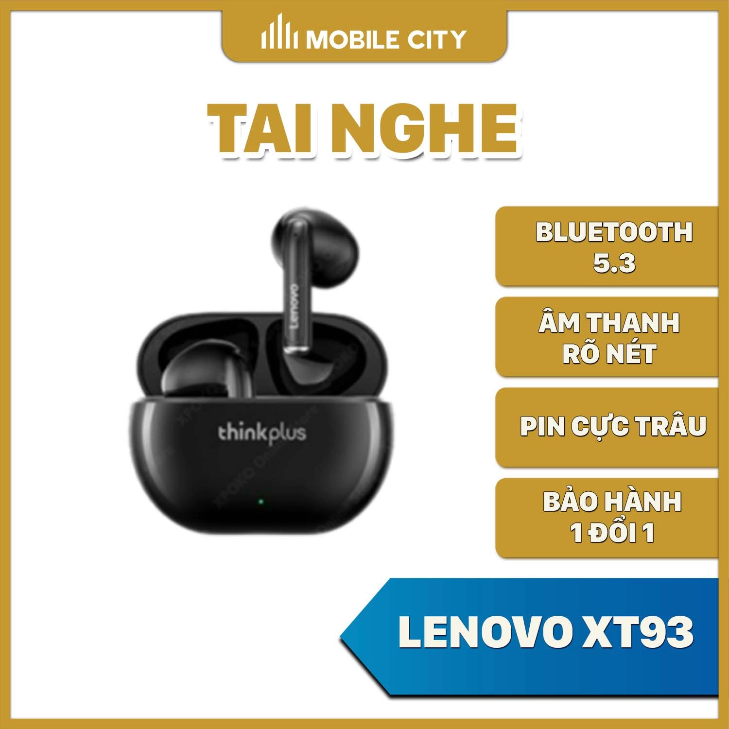 Tai nghe Bluetooth Lenovo XT93