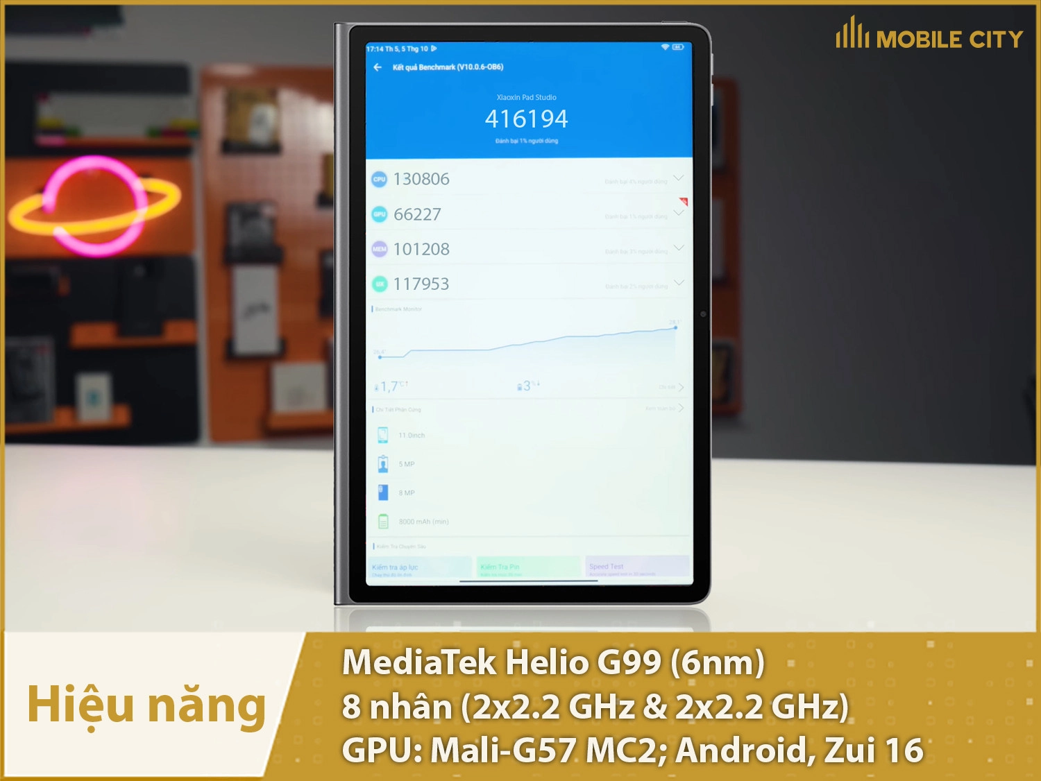 Hiệu năng mạnh mẽ với Helio G99