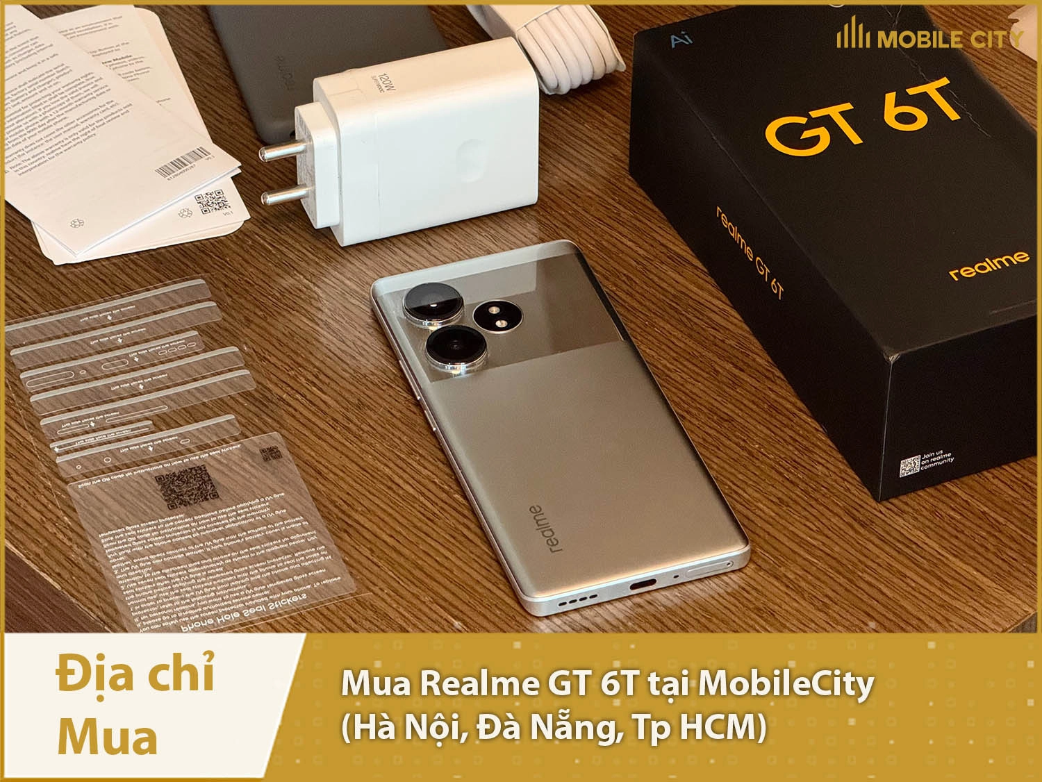 Địa chỉ mua Realme GT 6T tại MobileCity