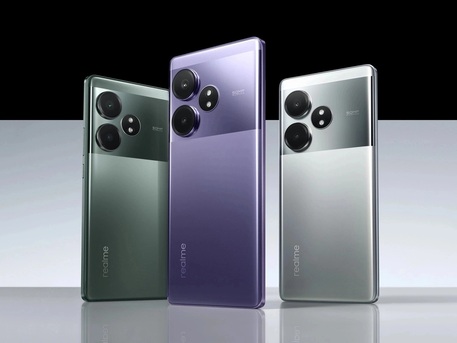 Realme GT Neo 6 có mấy màu, Realme GT Neo 6 cung cấp 3 tùy chọn màu Bạc, Xanh Lá và Tím