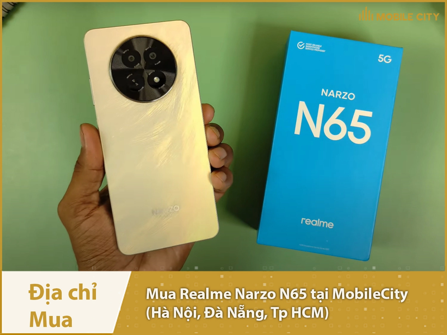 Địa chỉ mua Realme Narzo N65 5G tại MobileCity