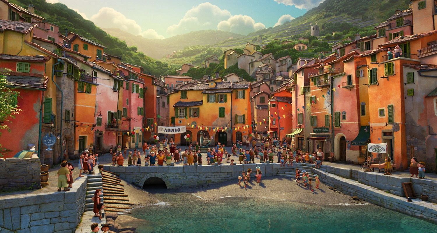 Review phim Mùa Hè Của Luca, Thị trấn ven biển Portorosso của nước Ý xinh đẹp