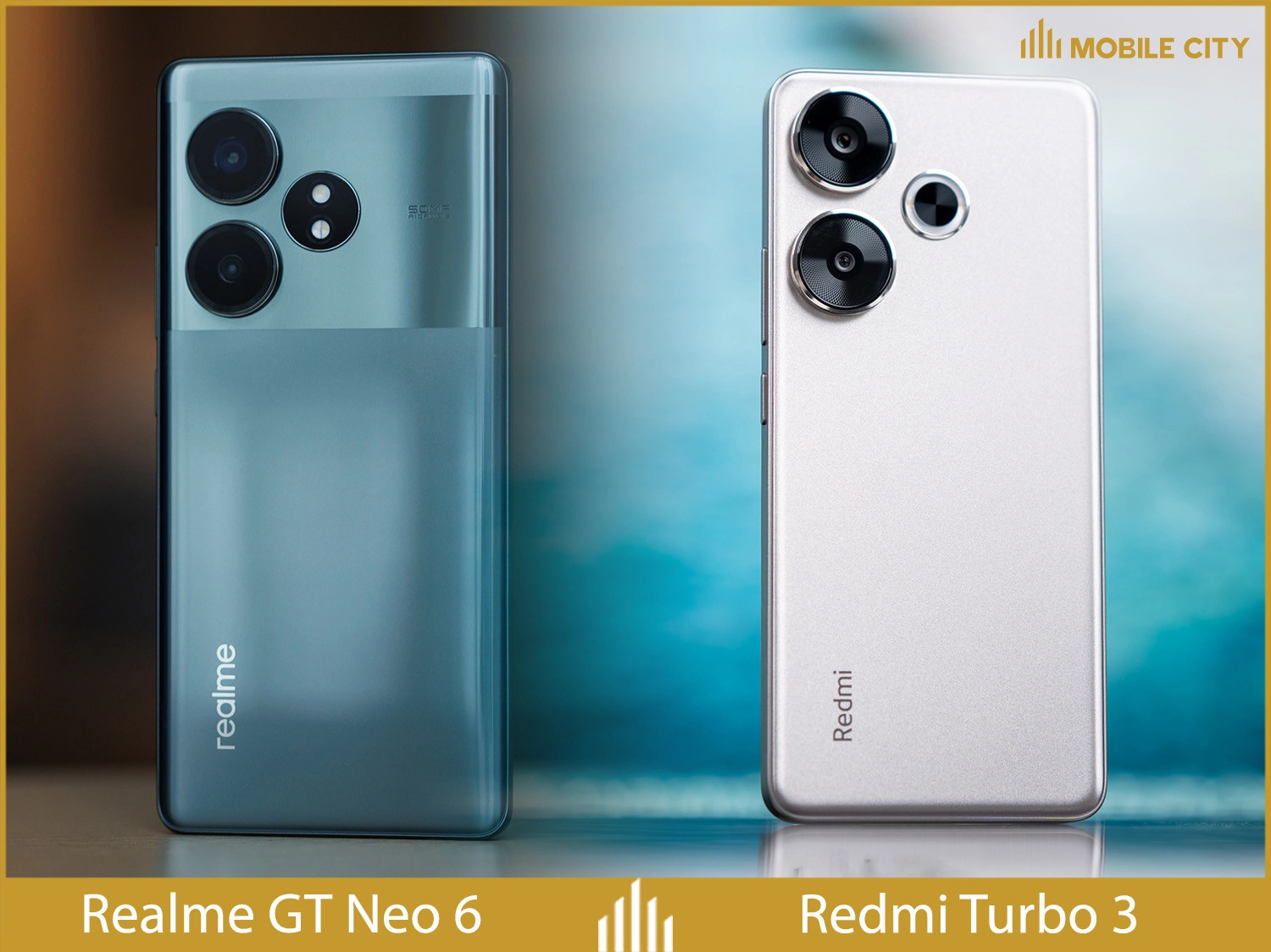 So sánh thiết kế Realme GT Neo 6 vs Redmi Turbo 3