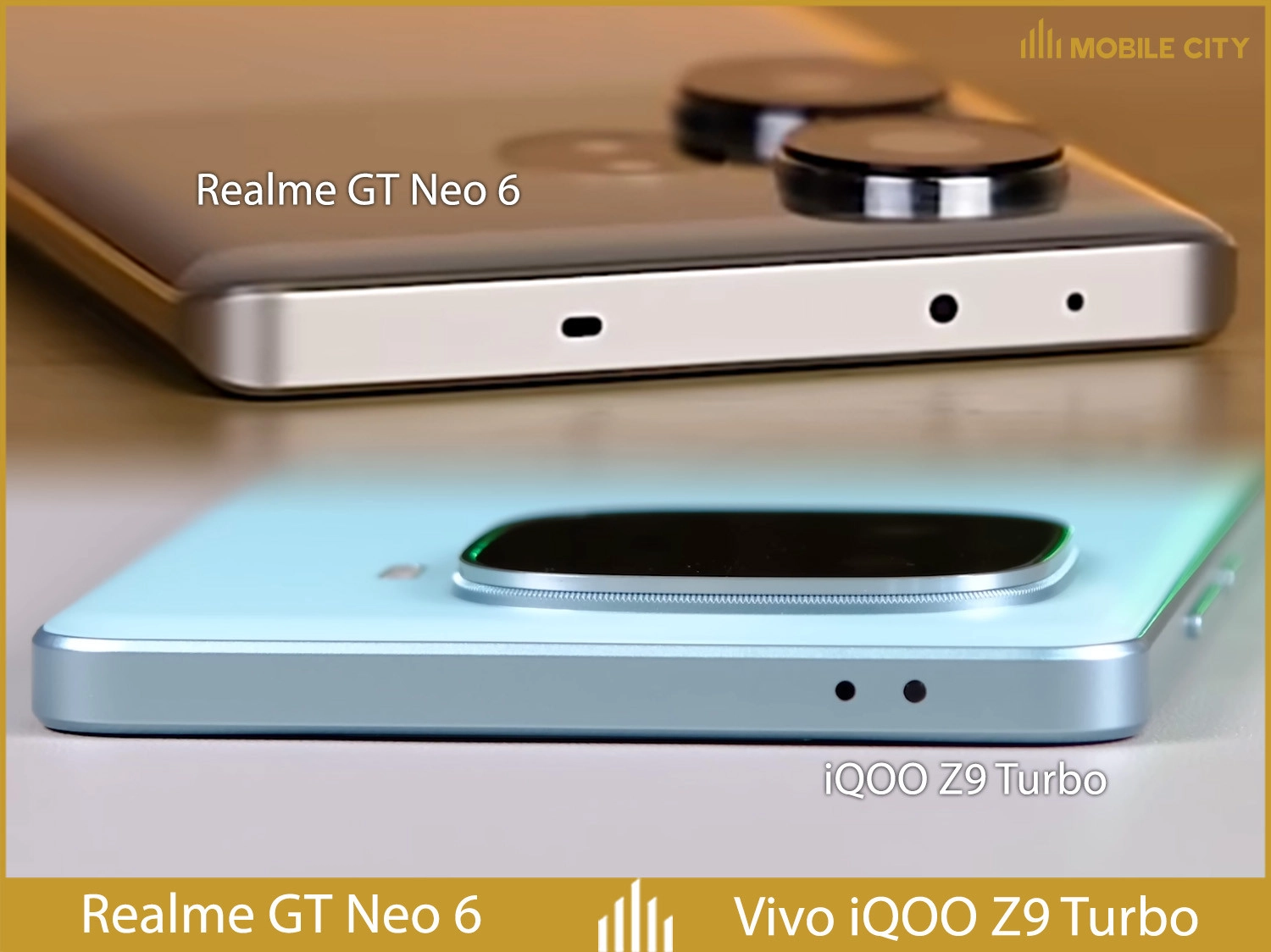 So sánh cạnh trên Realme GT Neo 6 vs Vivo iQOO Z9 Turbo