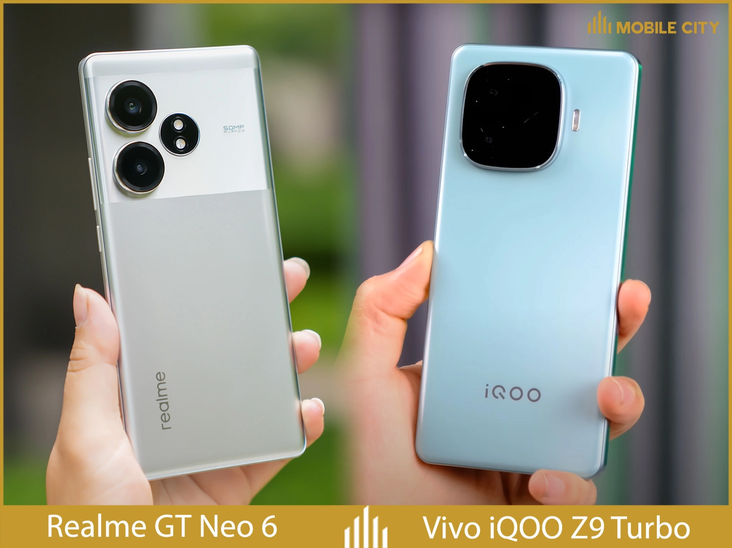 So sánh giá bán Realme GT Neo 6 vs Vivo iQOO Z9 Turbo