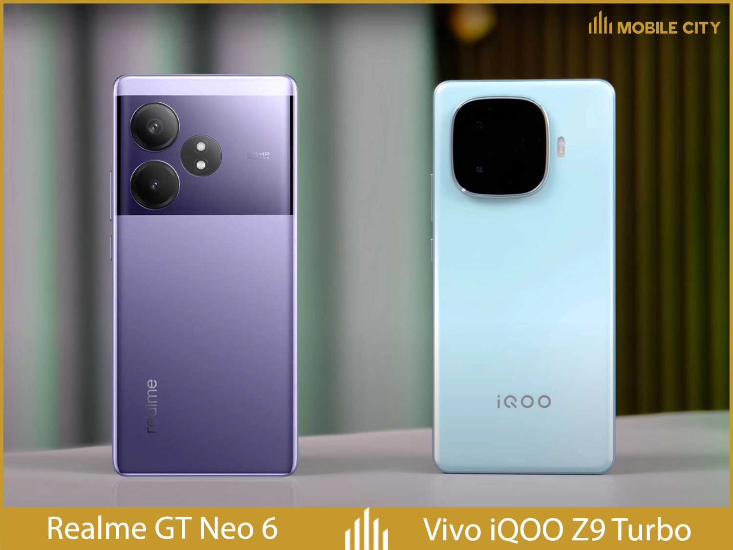 So sánh thiết kế Realme GT Neo 6 vs Vivo iQOO Z9 Turbo