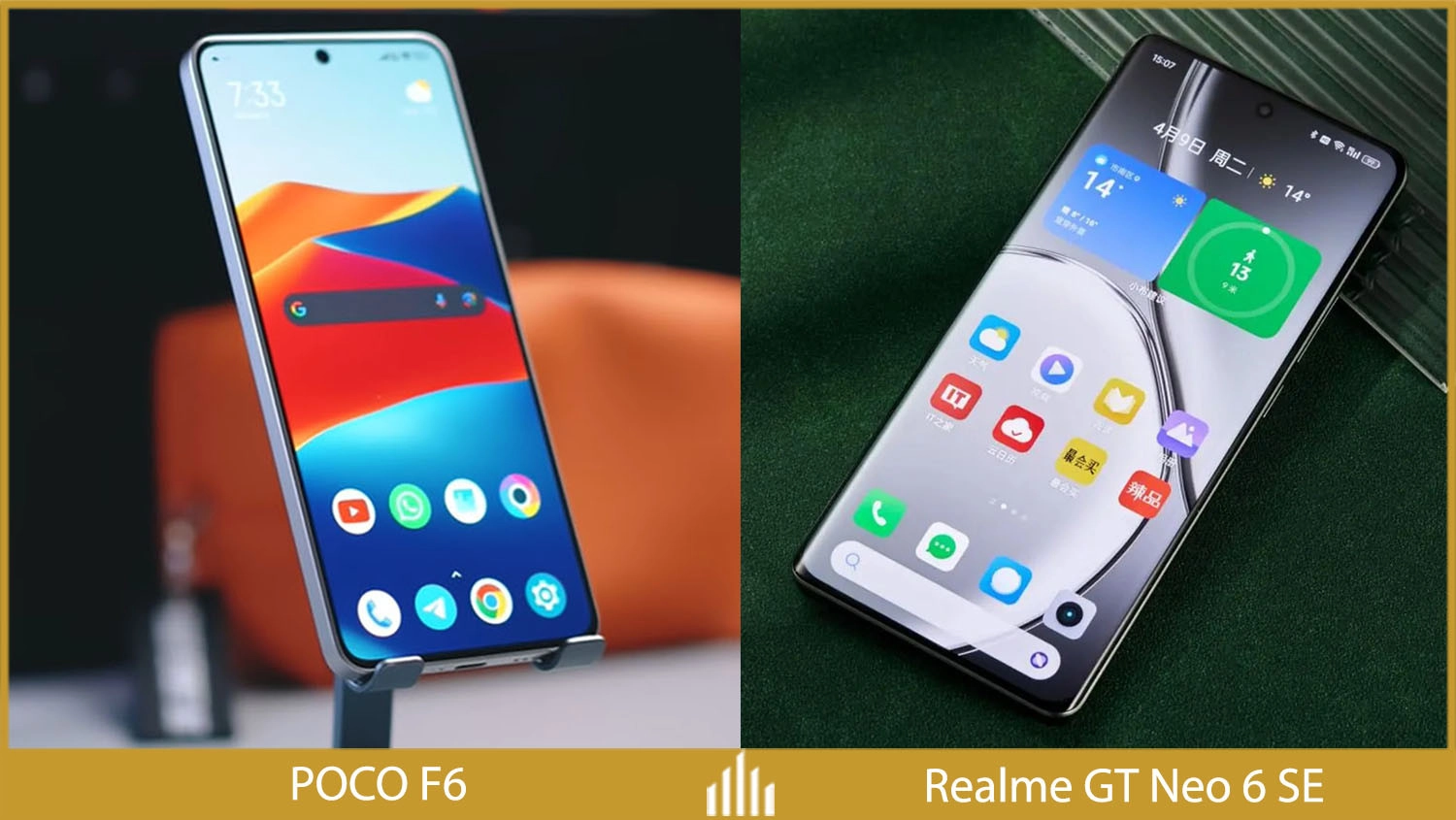 So sánh Xiaomi POCO F6 vs Realme GT Neo 6 SE: Màn hình