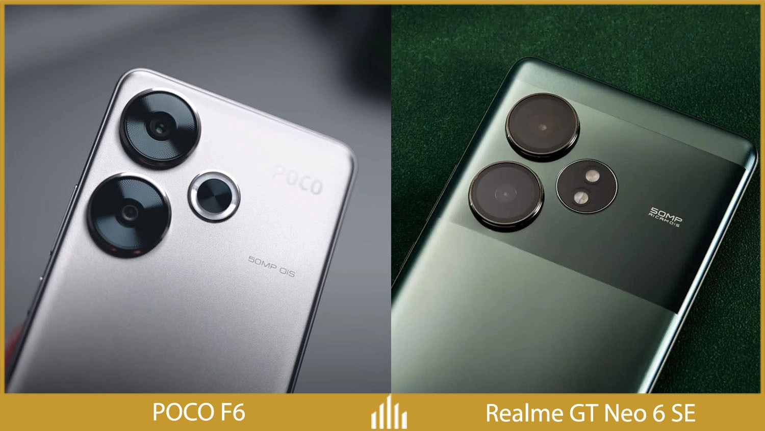 So sánh Xiaomi POCO F6 vs Realme GT Neo 6 SE: Camera