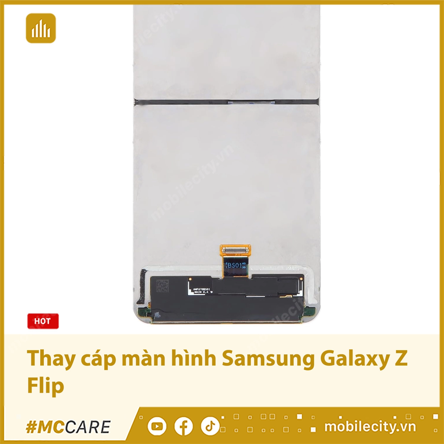 Thay cáp màn hình Samsung Galaxy Z Flip