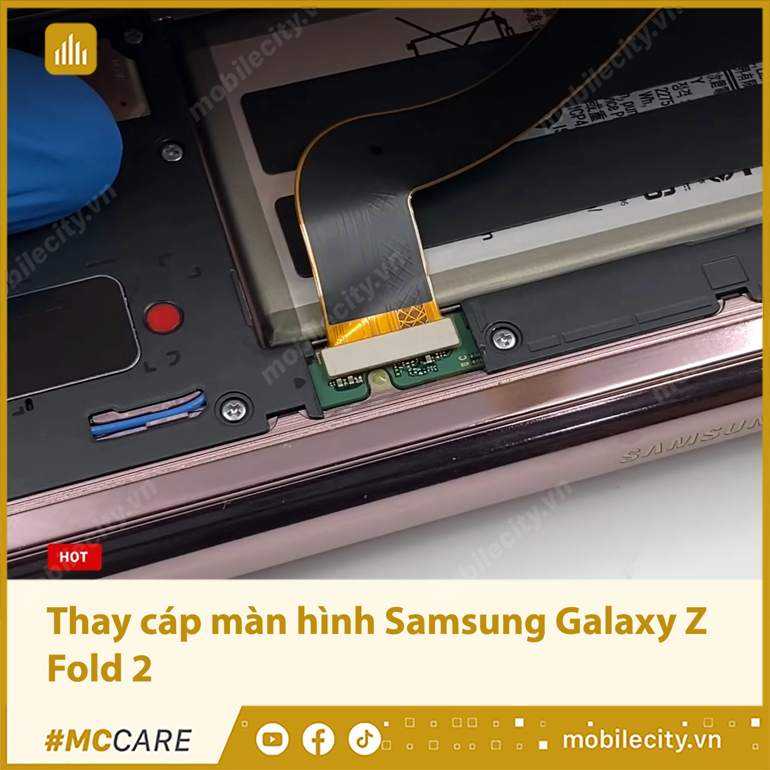 Thay cáp màn hình Samsung Galaxy Z Fold 2