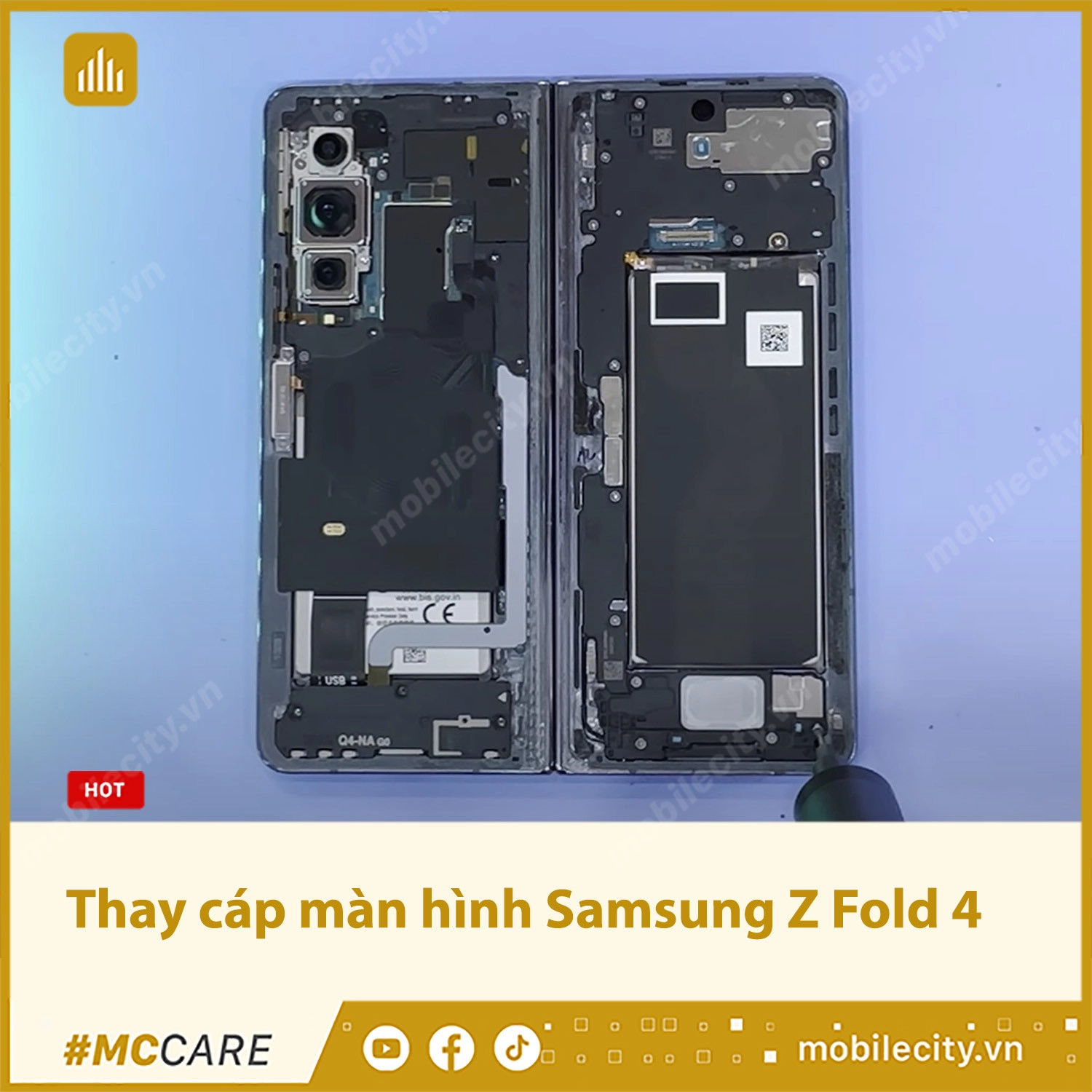 Thay cáp màn hình Samsung Galaxy Z Fold 4