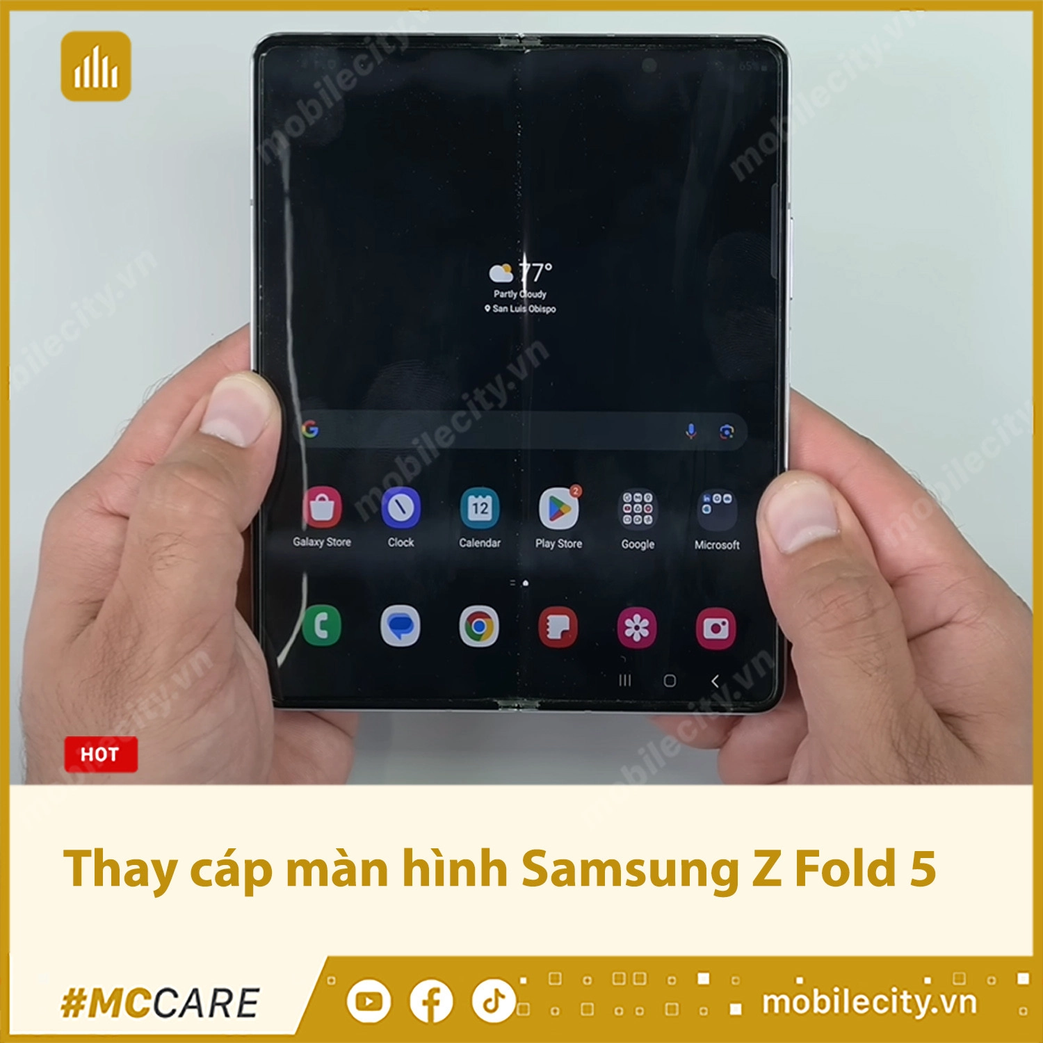 Thay cáp màn hình Samsung Galaxy Z Fold 5