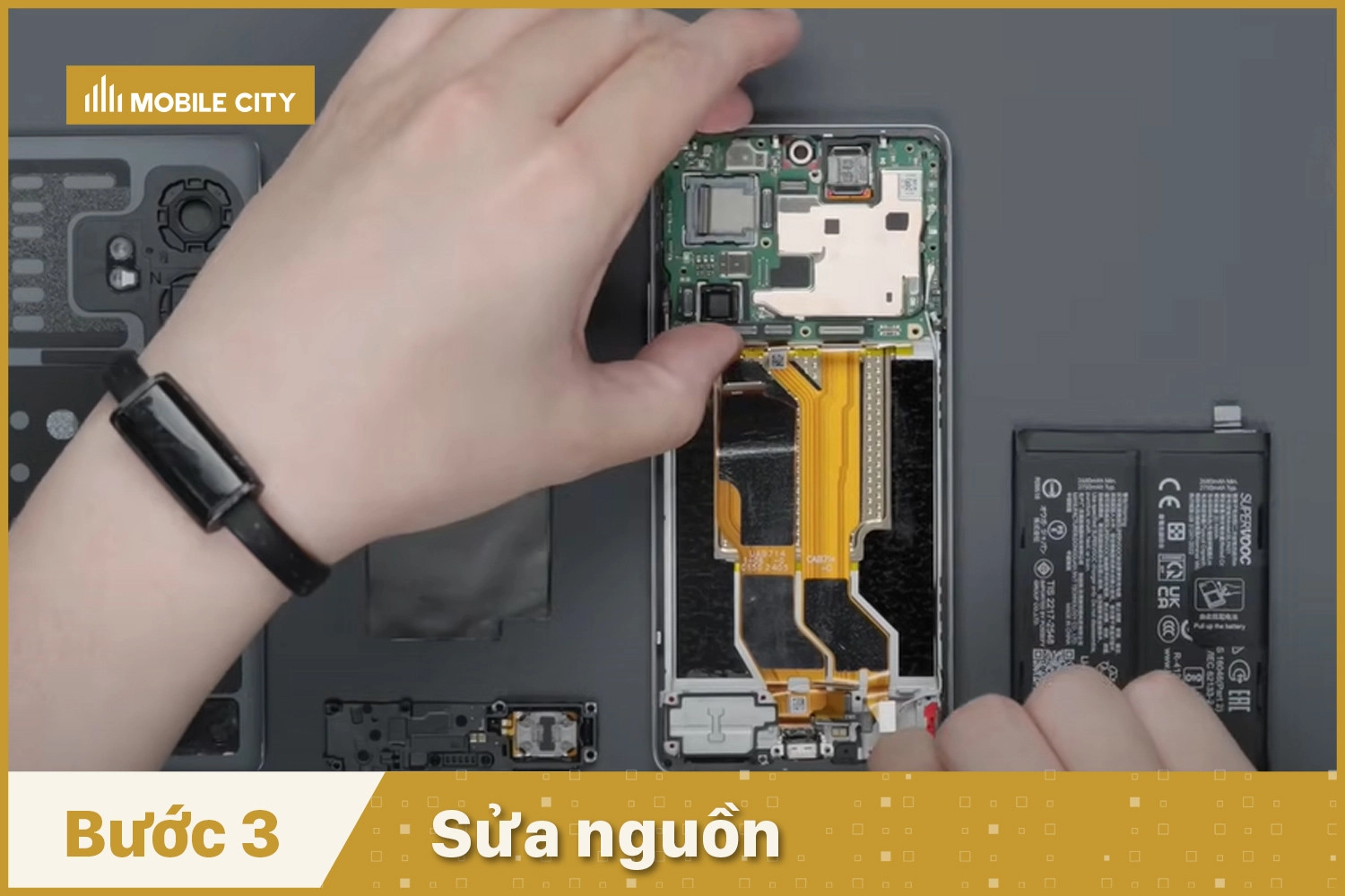 Thay IC nguồn, sửa nguồn Realme GT Neo 6, Sửa nguồn