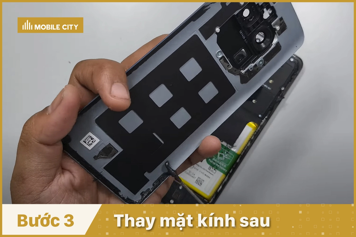 Thay kính lưng, thay mặt kính sau Realme 12 Pro, Thay mặt kính sau