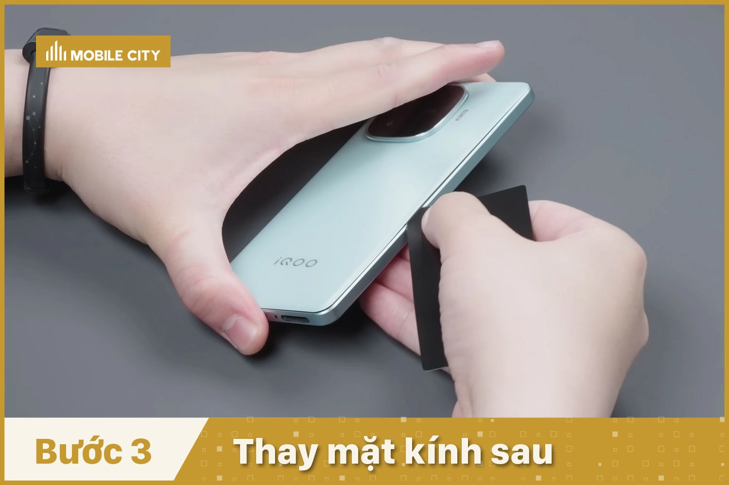 Thay mặt kính sau Vivo iQOO Z9 Turbo, Thay mặt kính sau