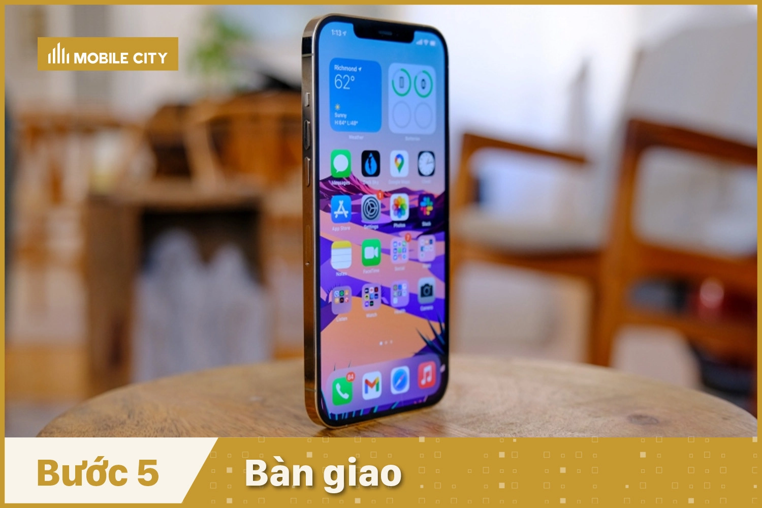 Thay màn hình GX iPhone 12 Pro Max, Bàn giao