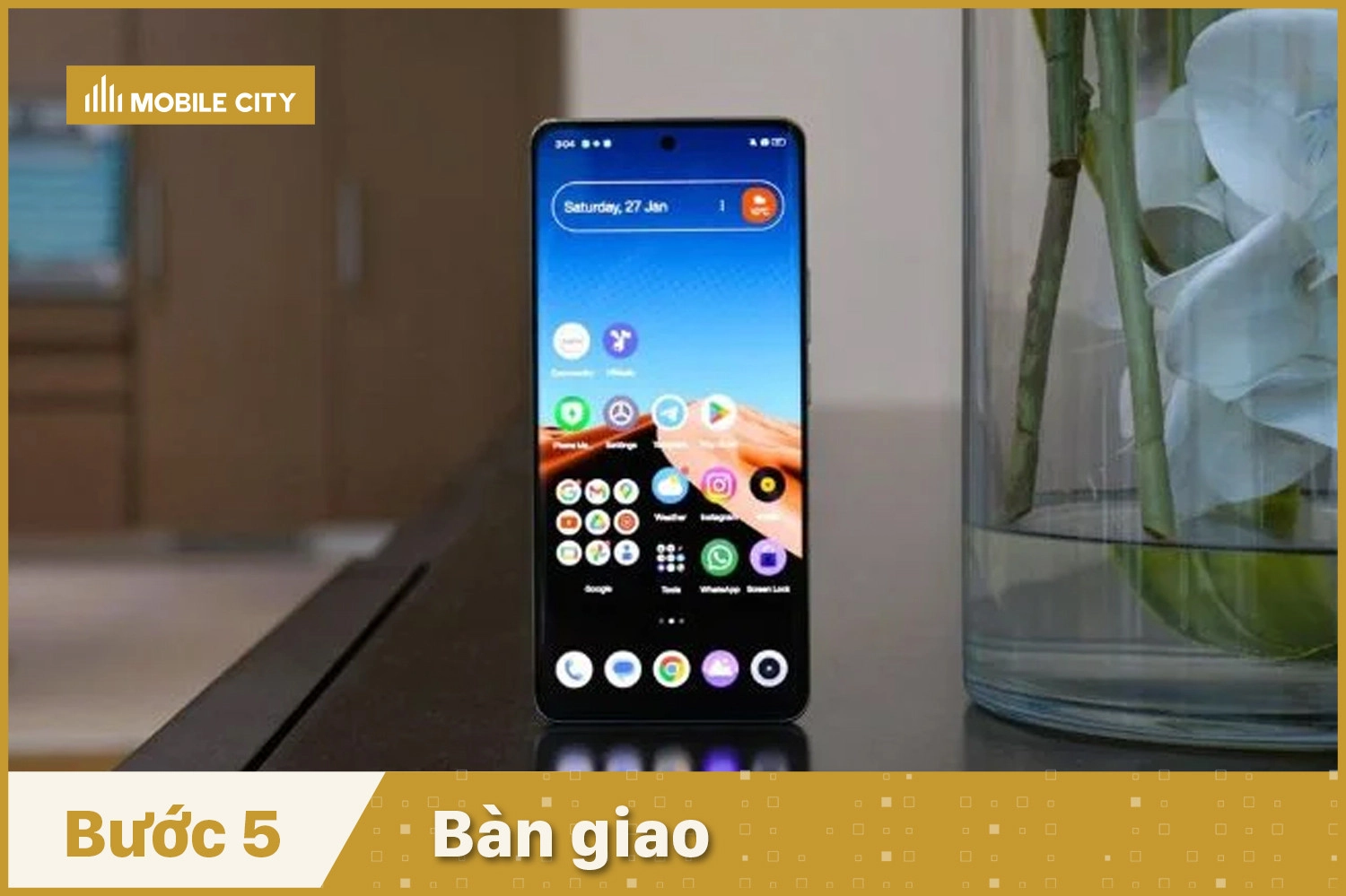 Thay màn hình Realme 12 Pro, Bàn giao