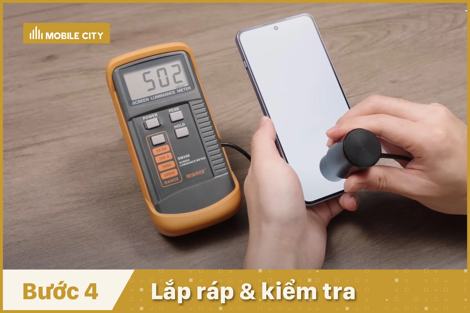 Lắp ráp và kiểm tra