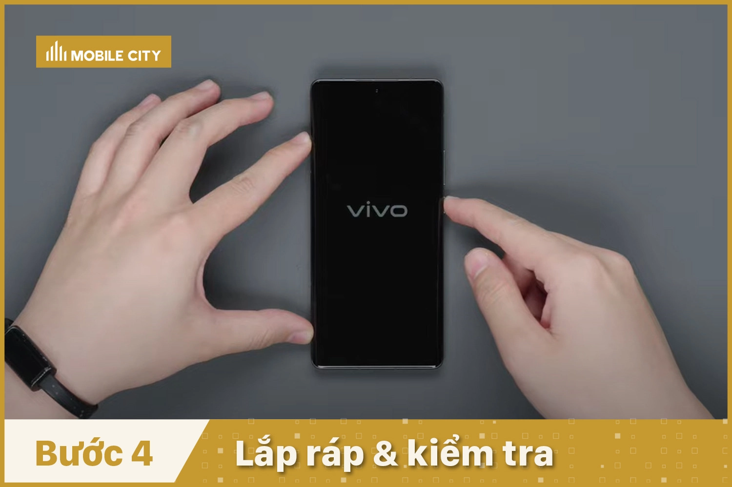 Thay màn hình Vivo X100 Ultra, Lắp ráp và kiểm tra