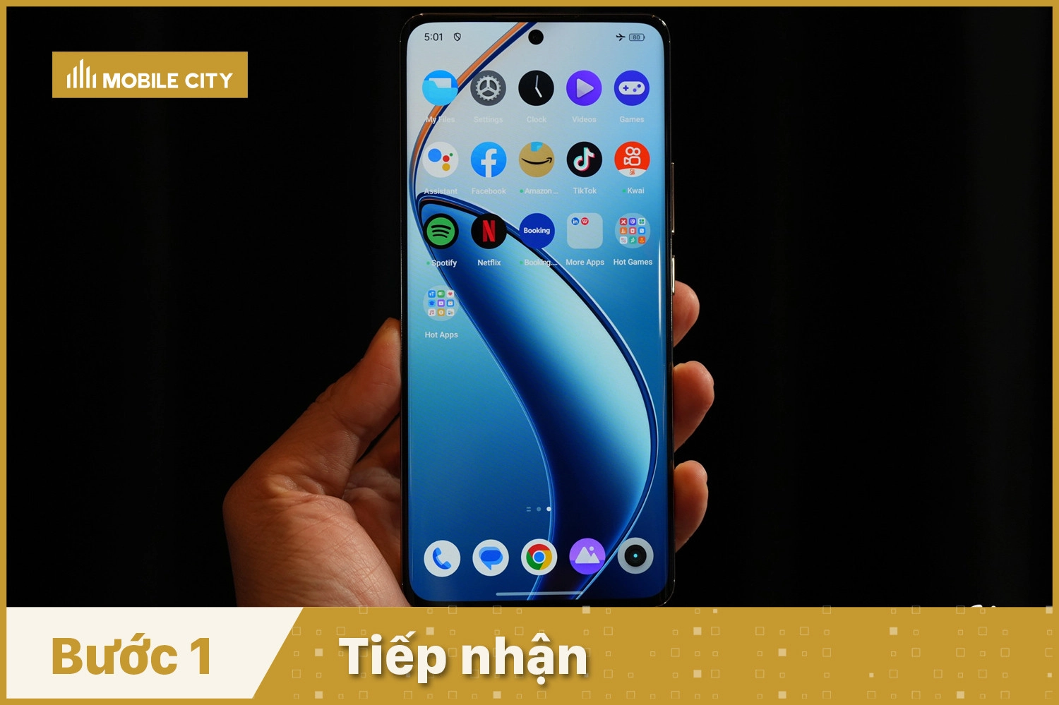 Thay mặt kính, ép kính Realme 12 Pro, Tiếp nhận