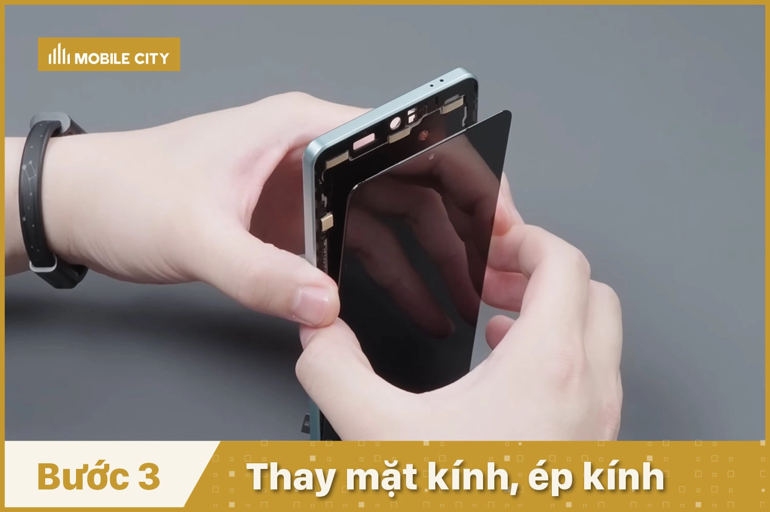 ép kính Vivo iQOO Z9 Turbo, thay mặt kính