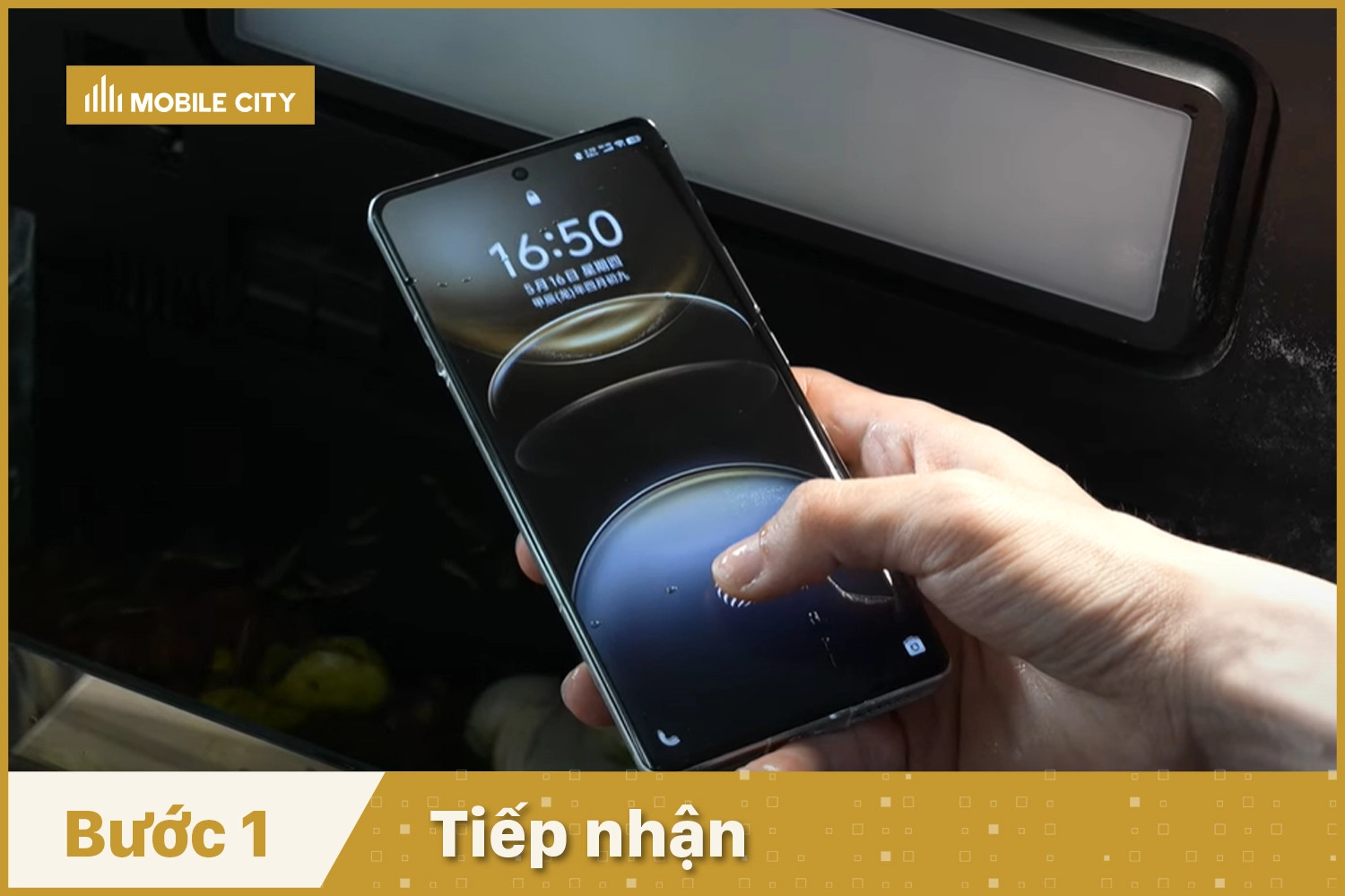 Thay mặt kính, ép kính Vivo X100 Ultra, Tiếp đón, nhận máy