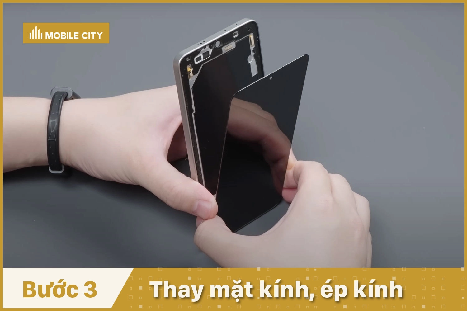 ép kính Xiaomi Redmi Turbo 3, thay mặt kính, ép kính