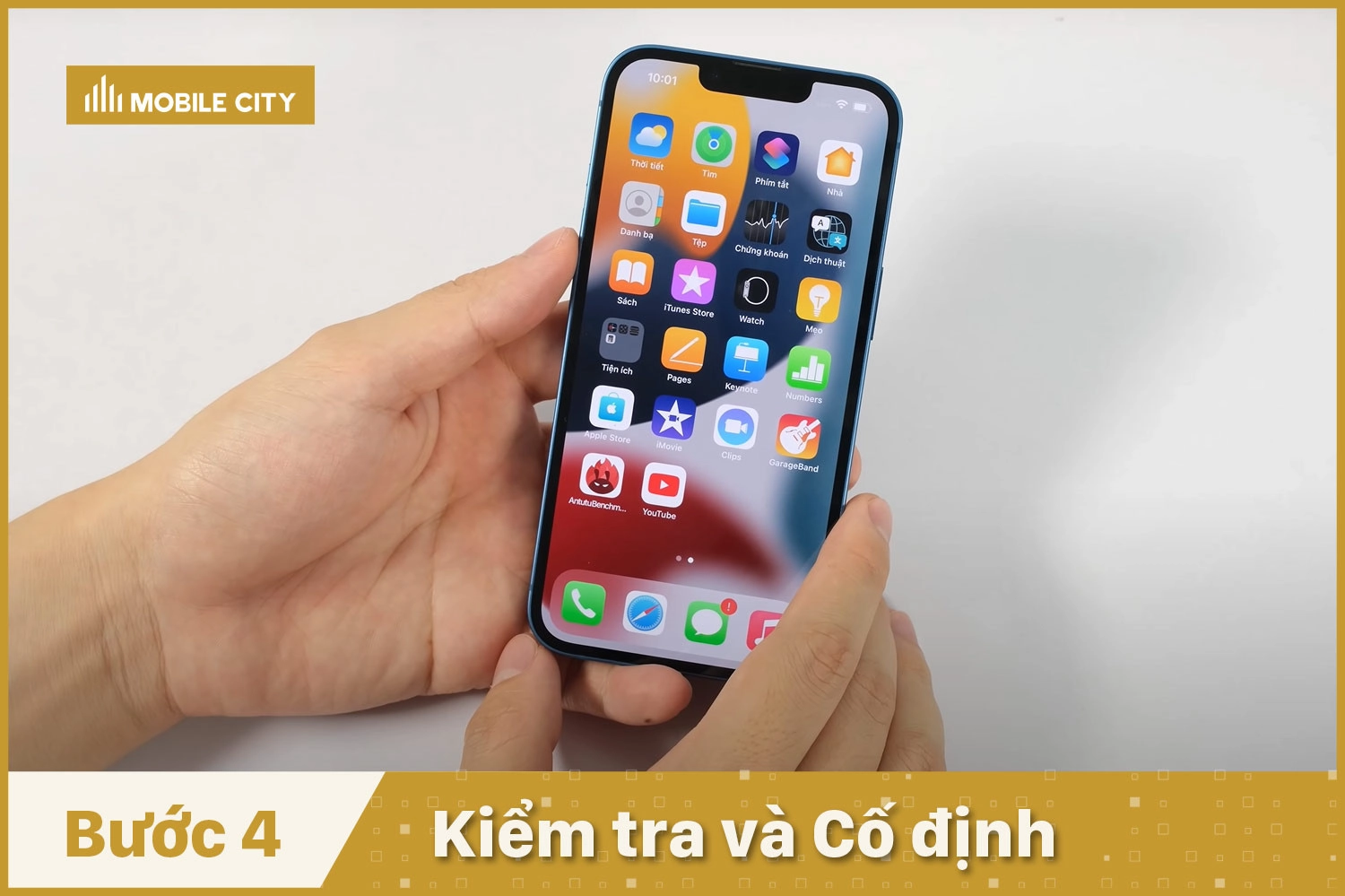 Thay Pin iPhone 13, kiểm tra và cố định