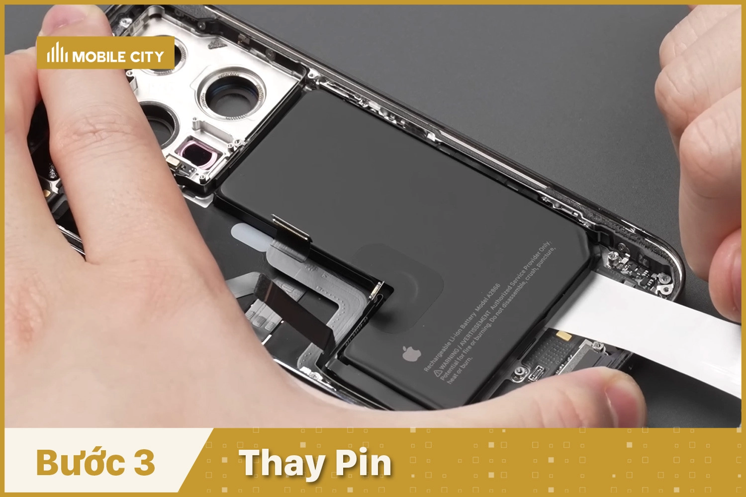 Thay Pin iPhone 14 Pro Max, thay Pin