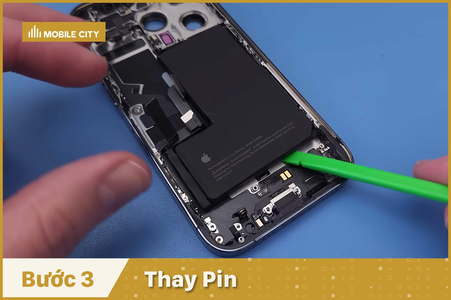 Thay Pin iPhone 14 Pro, thay Pin