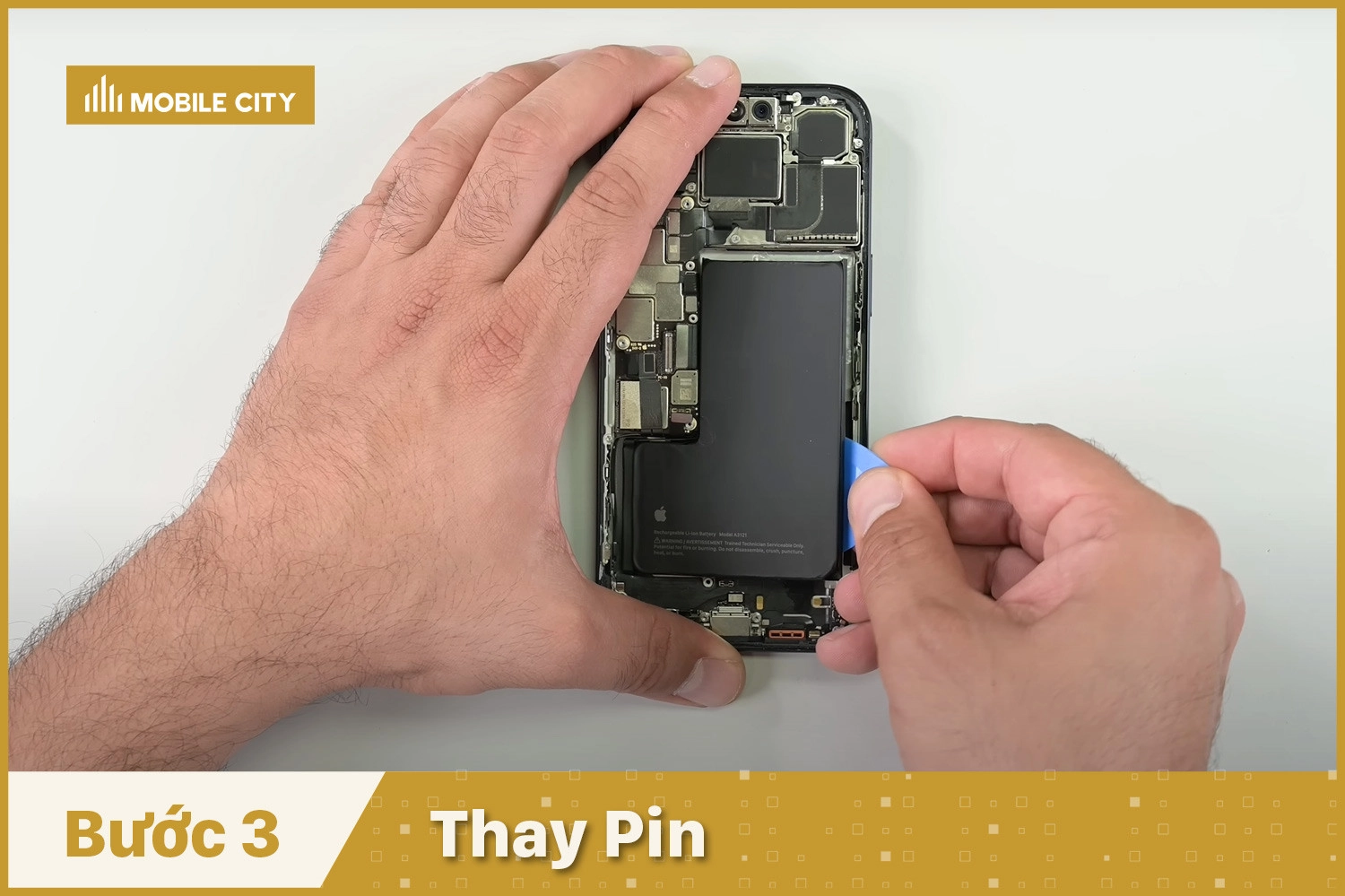 Thay Pin iPhone 15 Pro Max, thay Pin